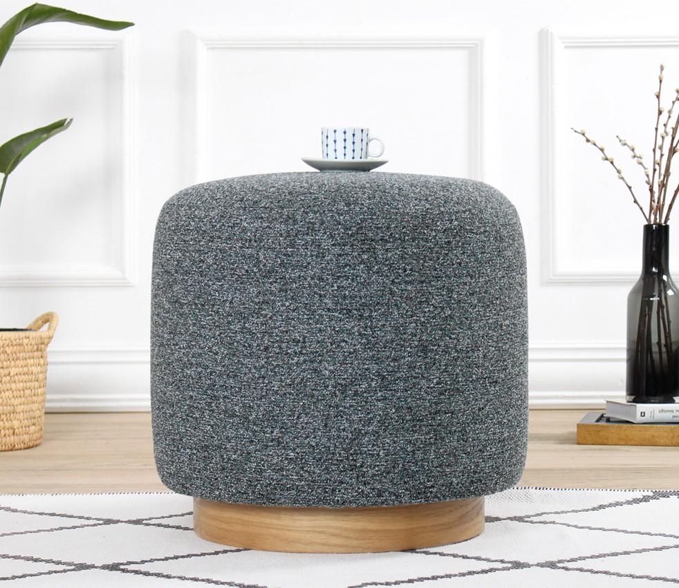 Atelier del Sofa Tabure 42x45cm, Sivo