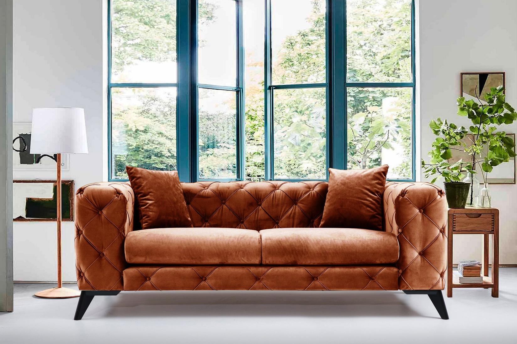 Atelier del Sofa Dvosed Como 197x73x90cm Narandžasti