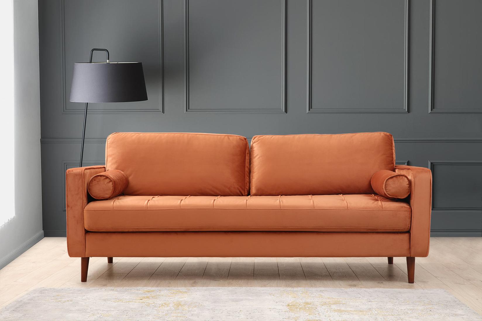 Atelier del Sofa Trosed Rome 90x70x215cm Narandžasti
