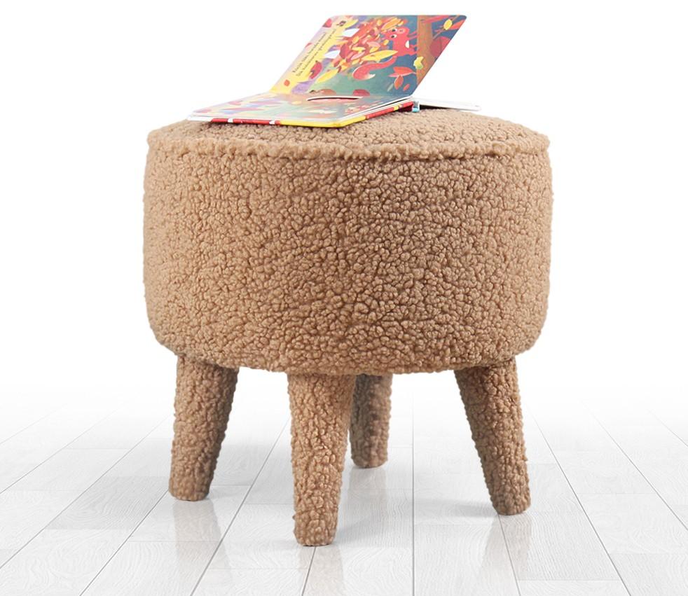 Atelier del Sofa Tabure 37x38x38, Braon