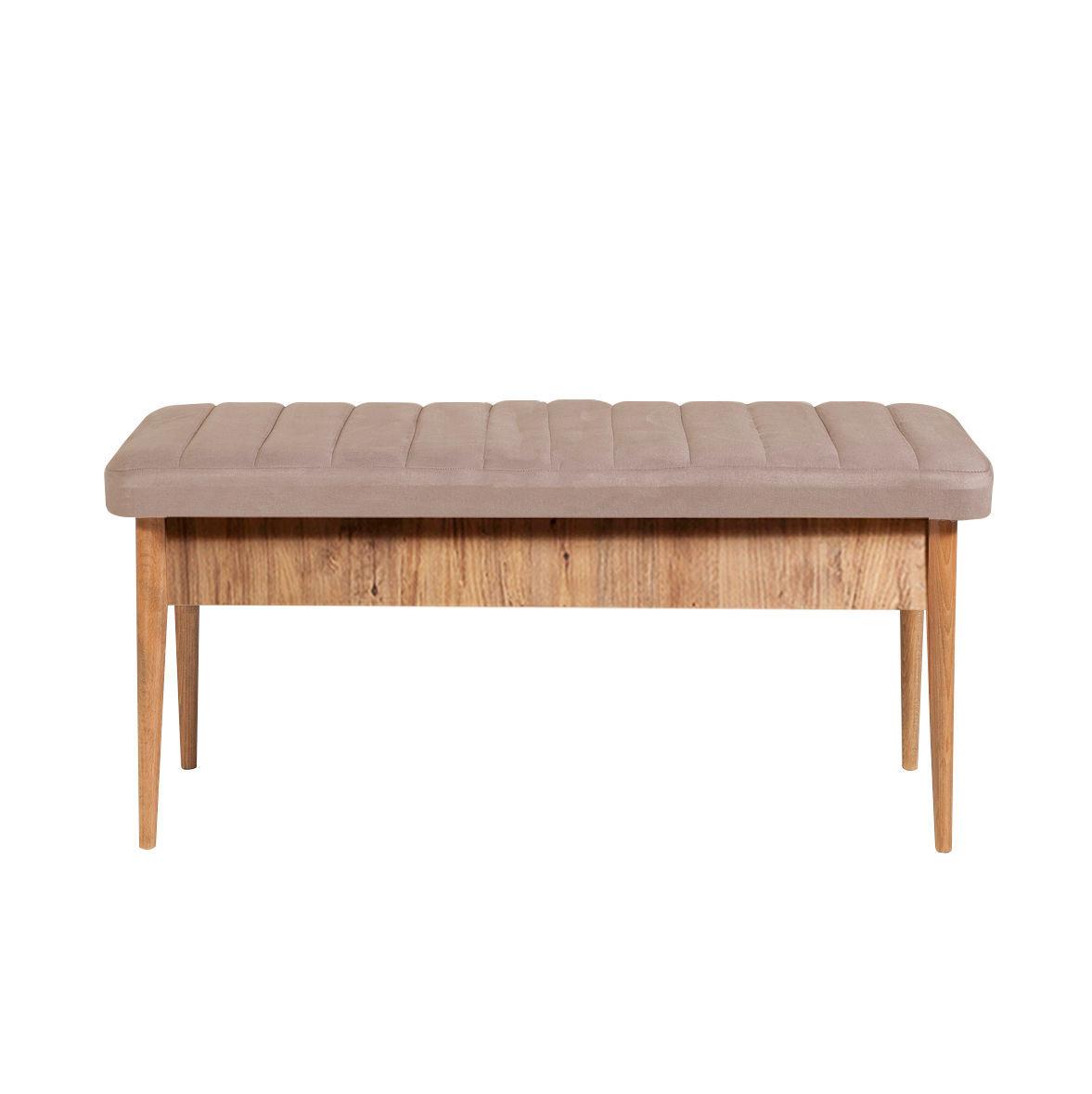 Hanah Home Trpezarijska klupa Vina Bench 110x48x40cm Bež