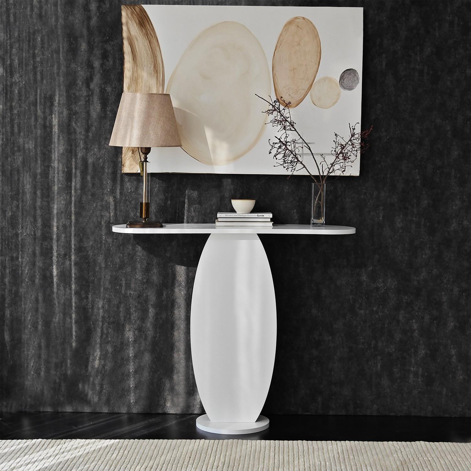 Hanah Home Komoda Ellittica 100x81x30cm Bela