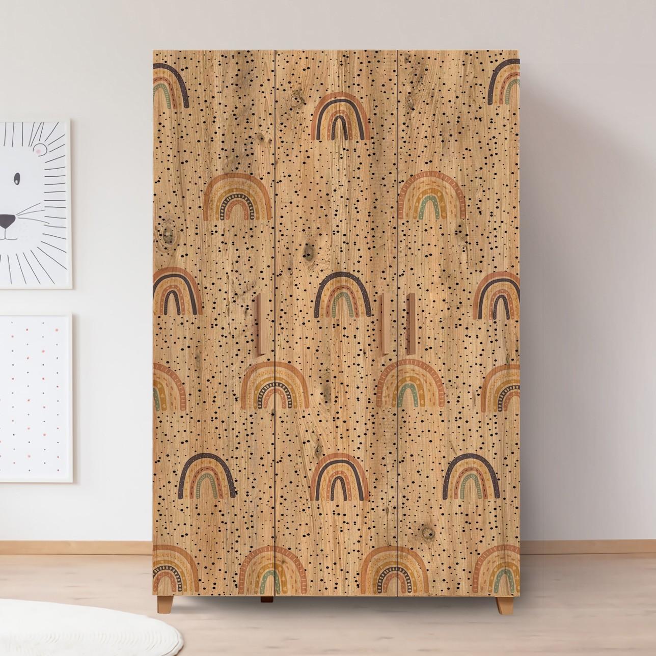 Hanah home Ormar Leva Hedera Rainbow 120x189x48cm Bež