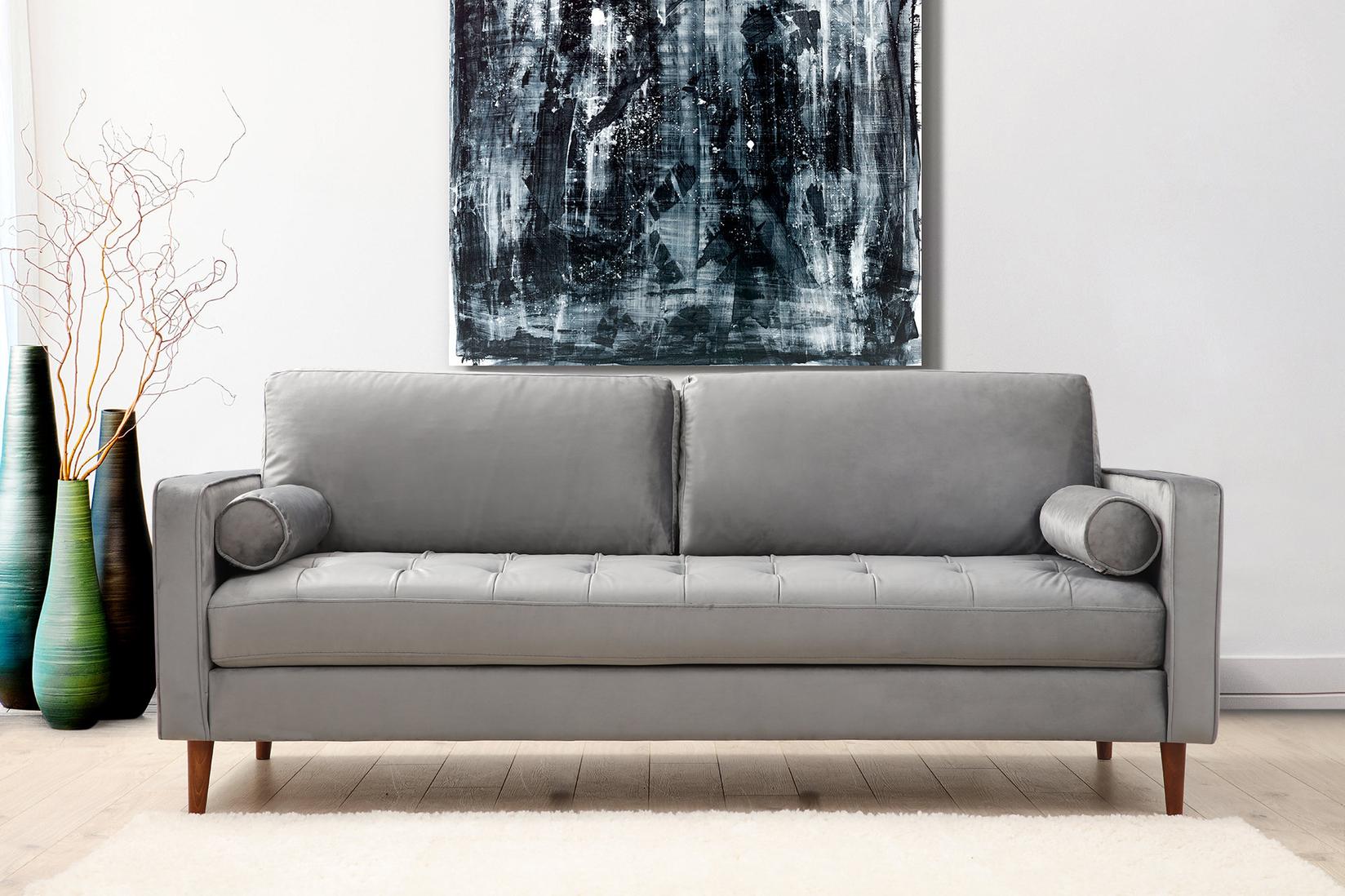 Atelier del Sofa Trosed Rome 90x70x215cm Svetlosivi