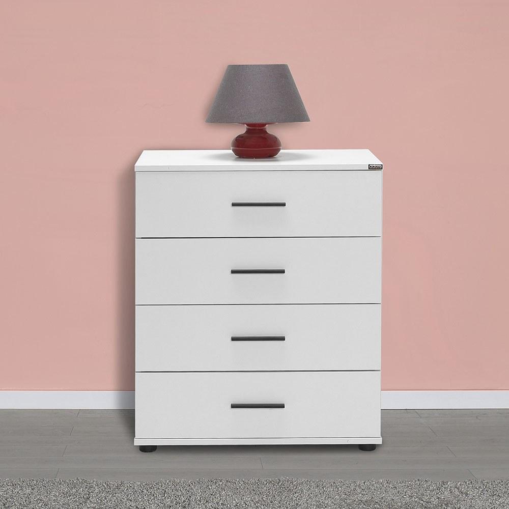 Hanah Home Komoda 65x78x41cm Bela