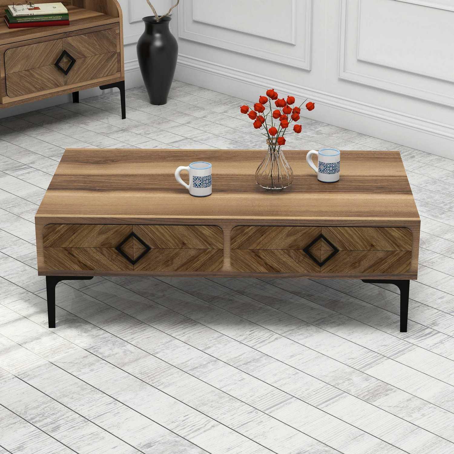 Hanah Home Klub sto Samba 105x34,6x60cm Orah