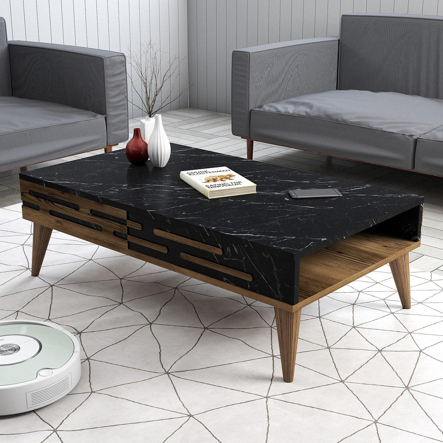 Hanah Home Klub sto Valensiya 105x60​​x34,6cm Šareni
