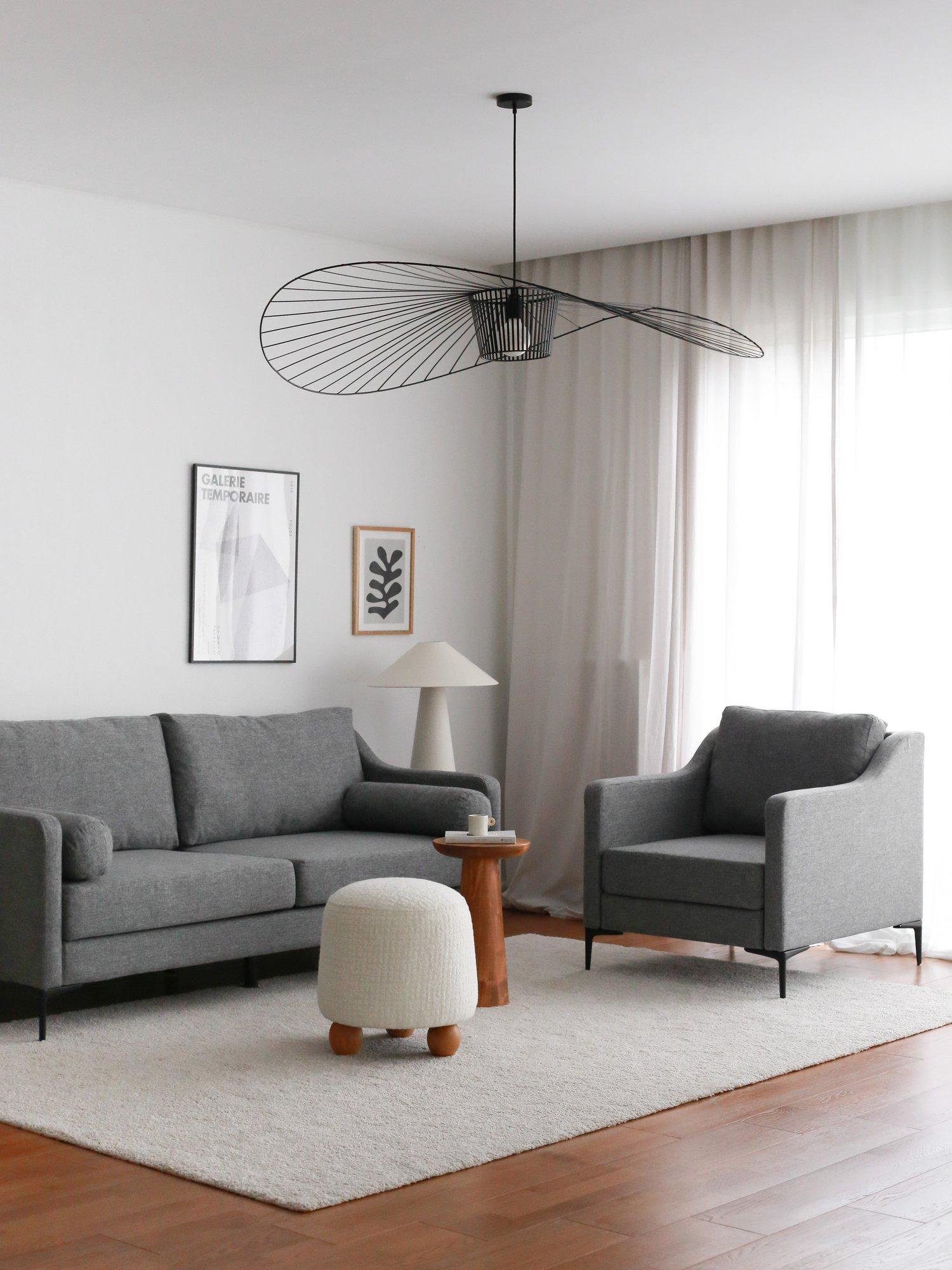 Atelier del Sofa Trosed Nordi Metal 196x82x93cm Sivi