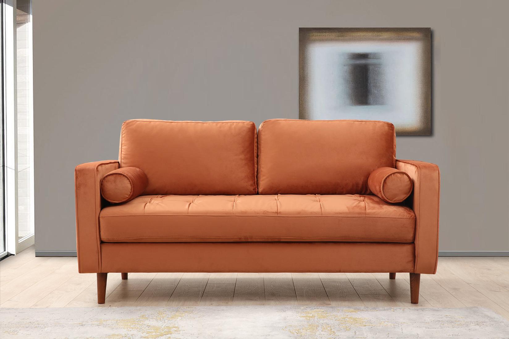 Atelier del Sofa Dvosed Rome 90x70x175cm Narandžasti