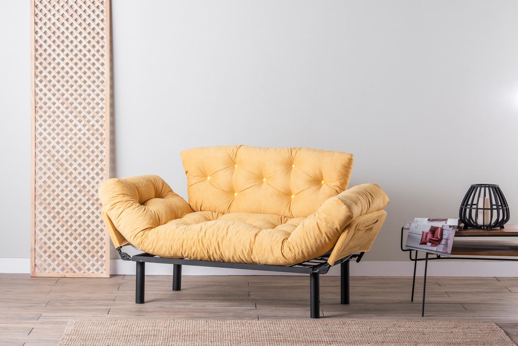 Atelier del Sofa Dvosed na razvlačenje Nitta 155x85x70cm Kaki