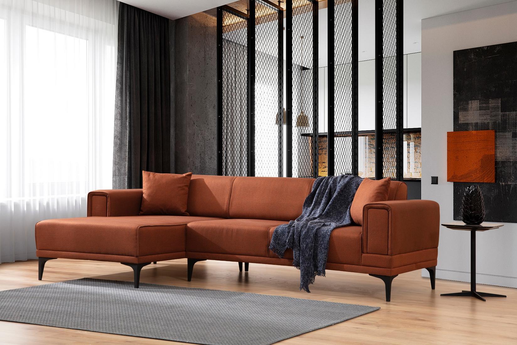 Atelier del Sofa Ugaona garnitura Horizon 85x77x140cm Bronzana