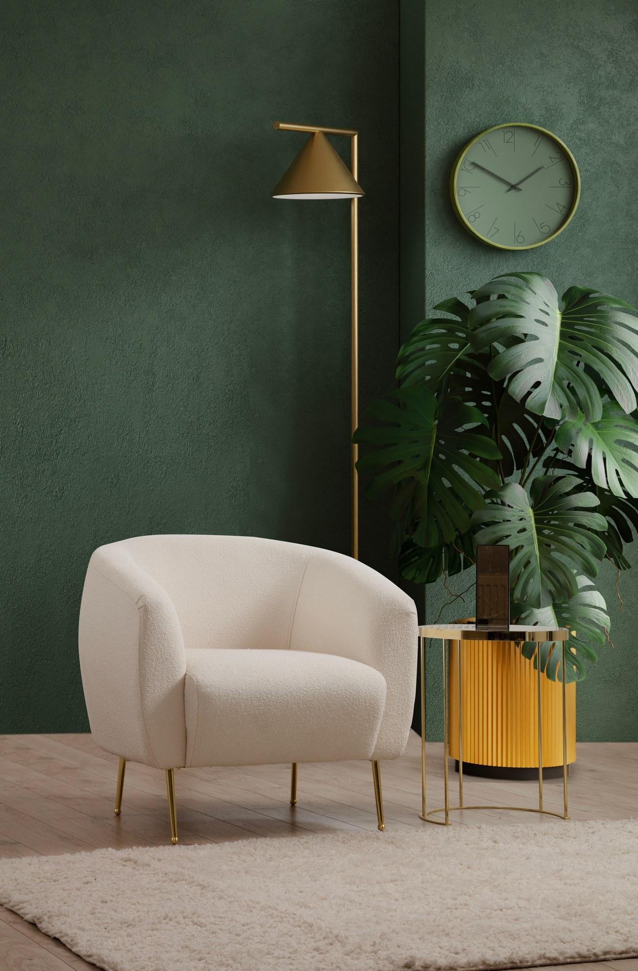 Atelier del Sofa Fotelja Eses 82x82x70cm Krem