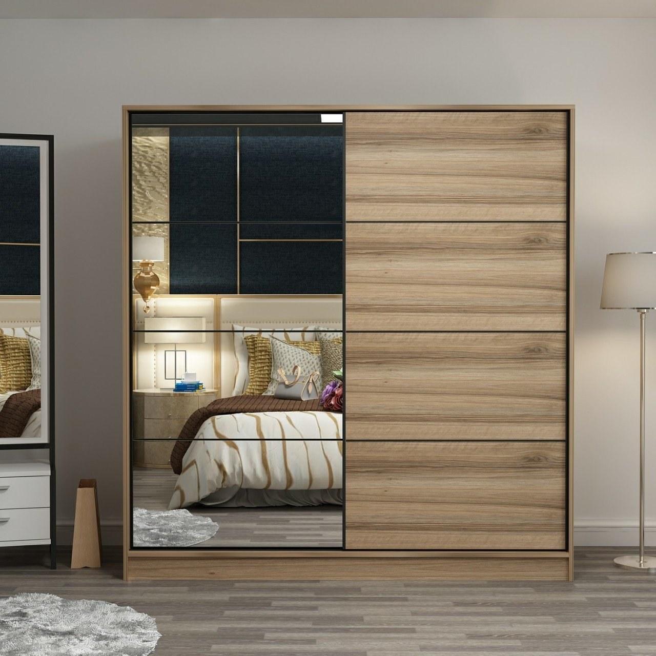 Hanah home Ormar Kale 180x210x52cm Bež