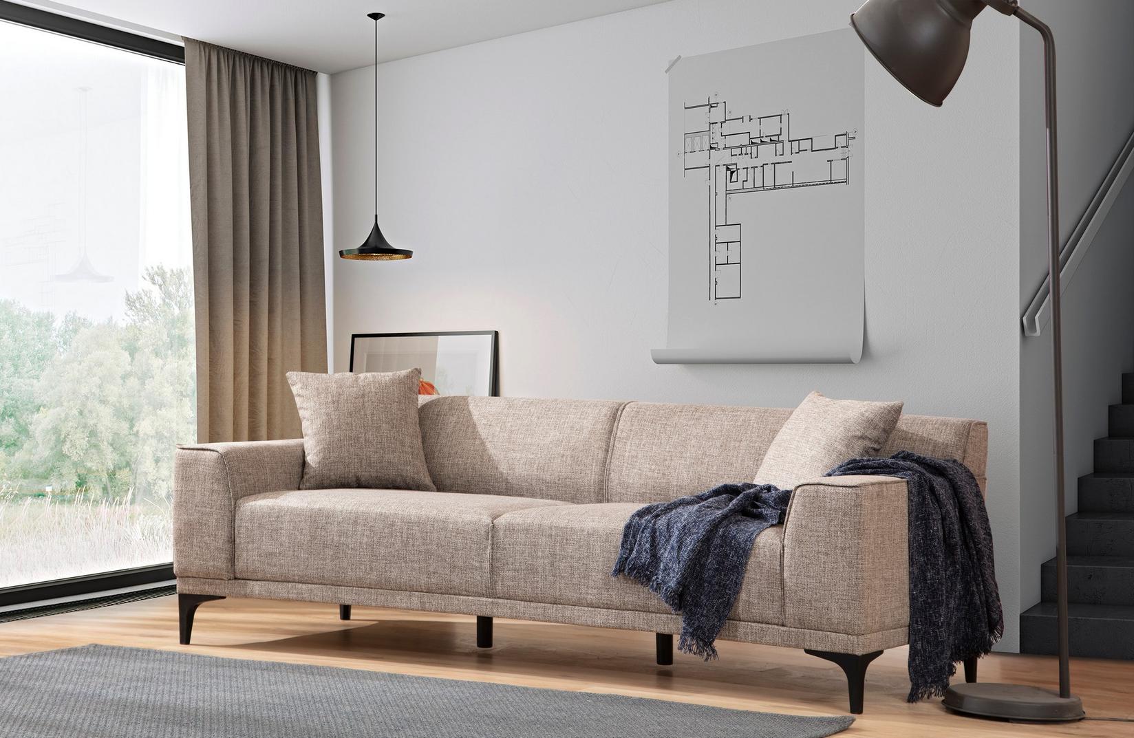 Atelier del Sofa Trosed Petra 3 212x86x69cm Pesak