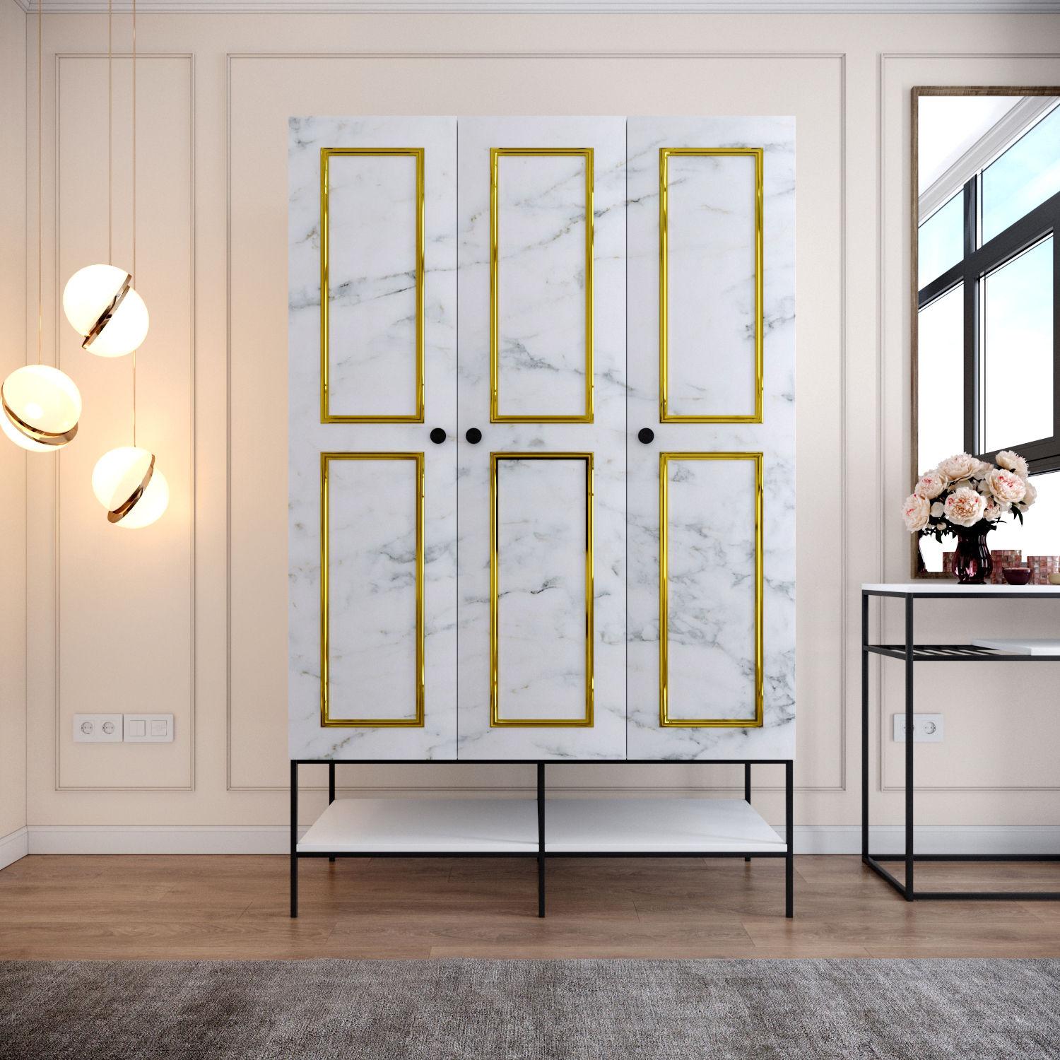 Hanah home Ormar Martin 3 126x200x50cm Šareni