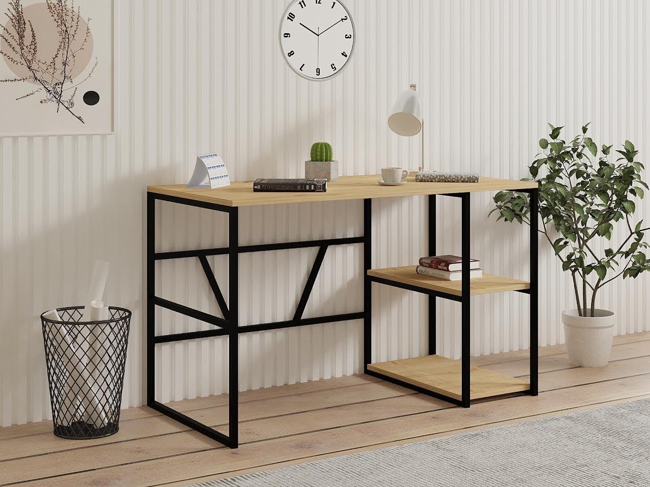 Hanah home Radni sto 120x74x60​cm Hrast