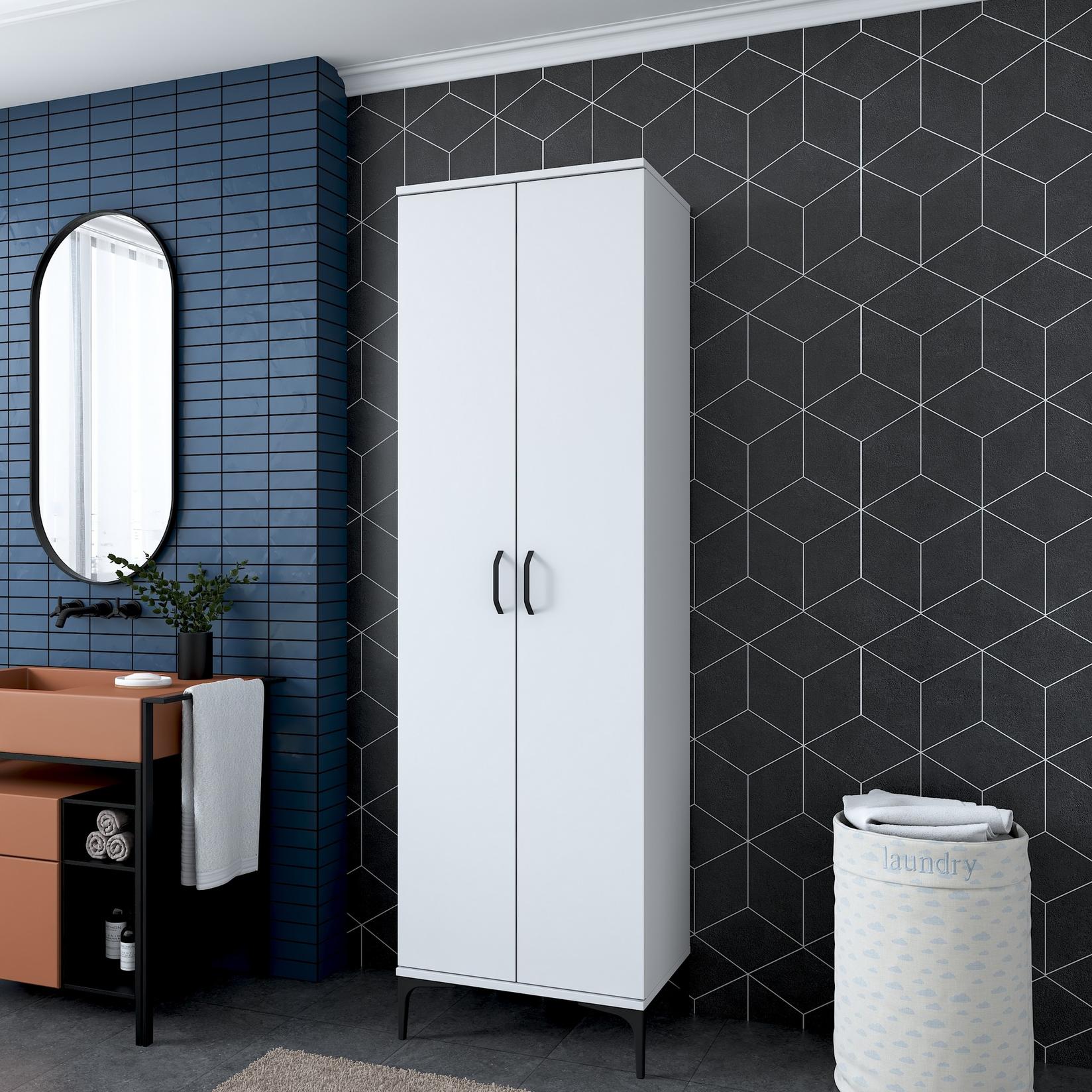 Hanah Home Komoda 60x198,6x40cm Bela