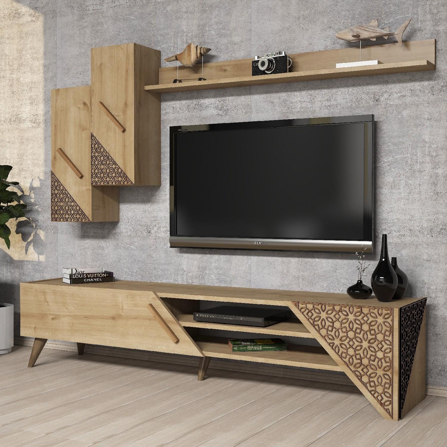 Hanah home TV Komoda Beril Hrast