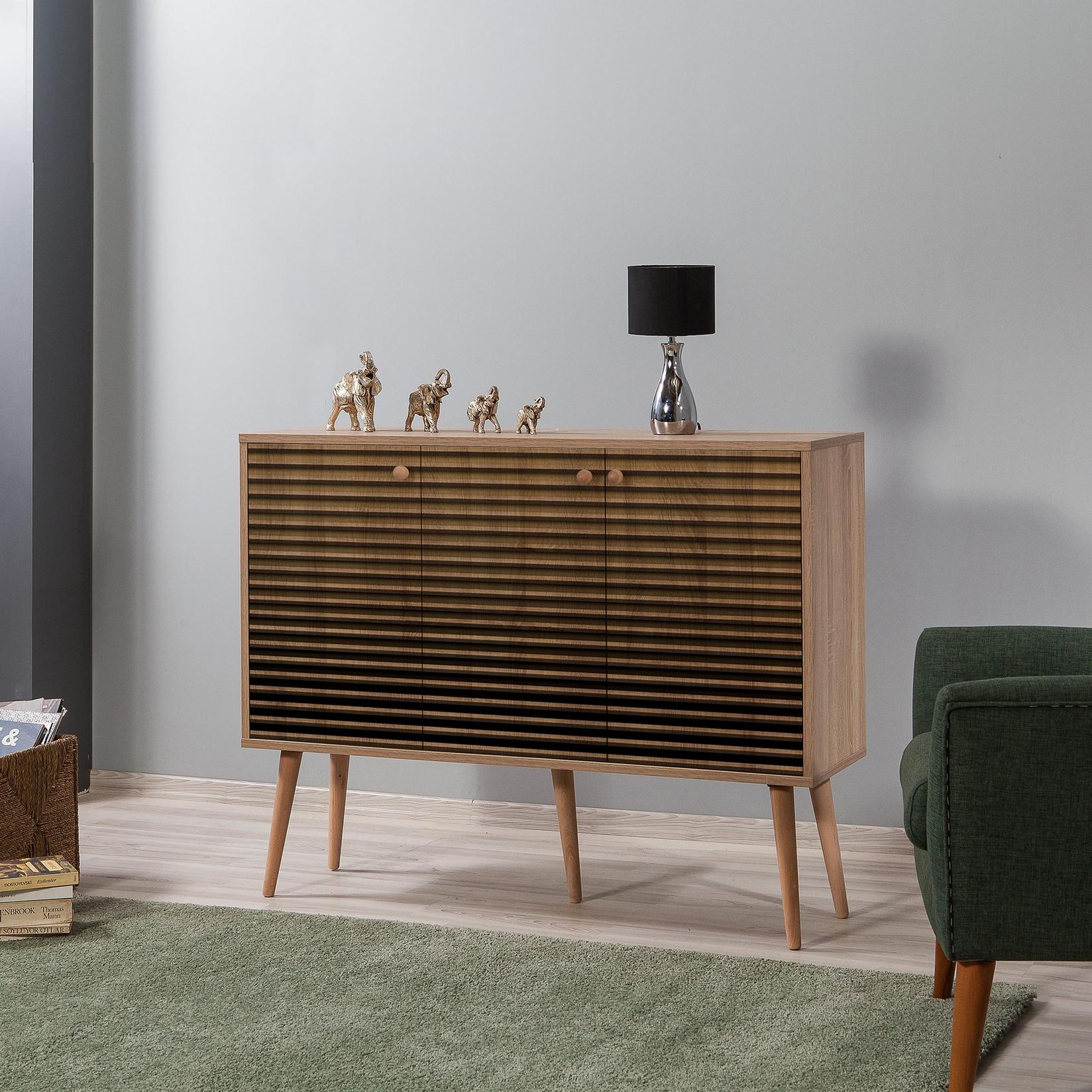 Hanah Home Komoda Mega 120x90x36cm Hrast