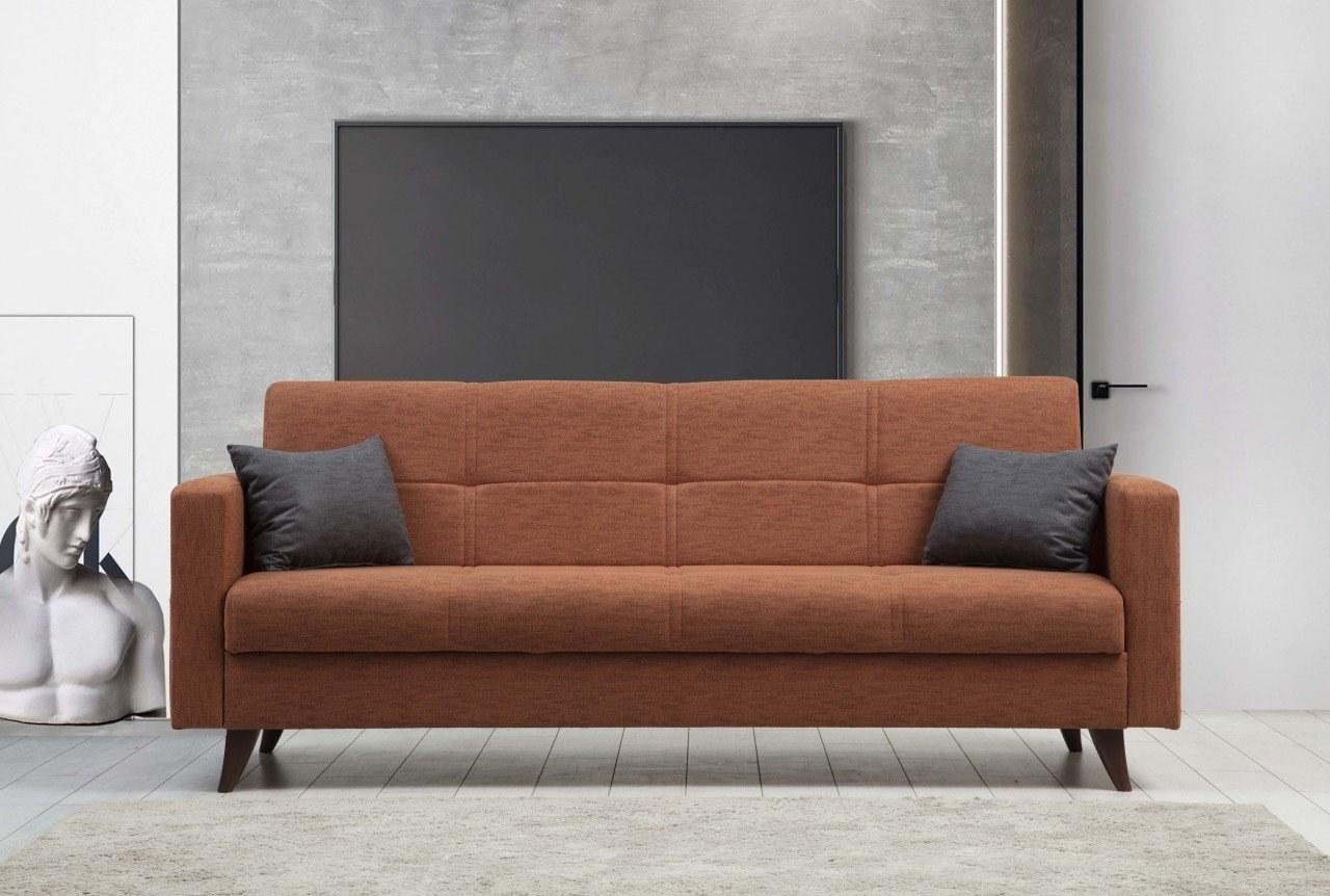 Atelier del Sofa Trosed na razvlačenje Polya 205x86x75cm Bronzani