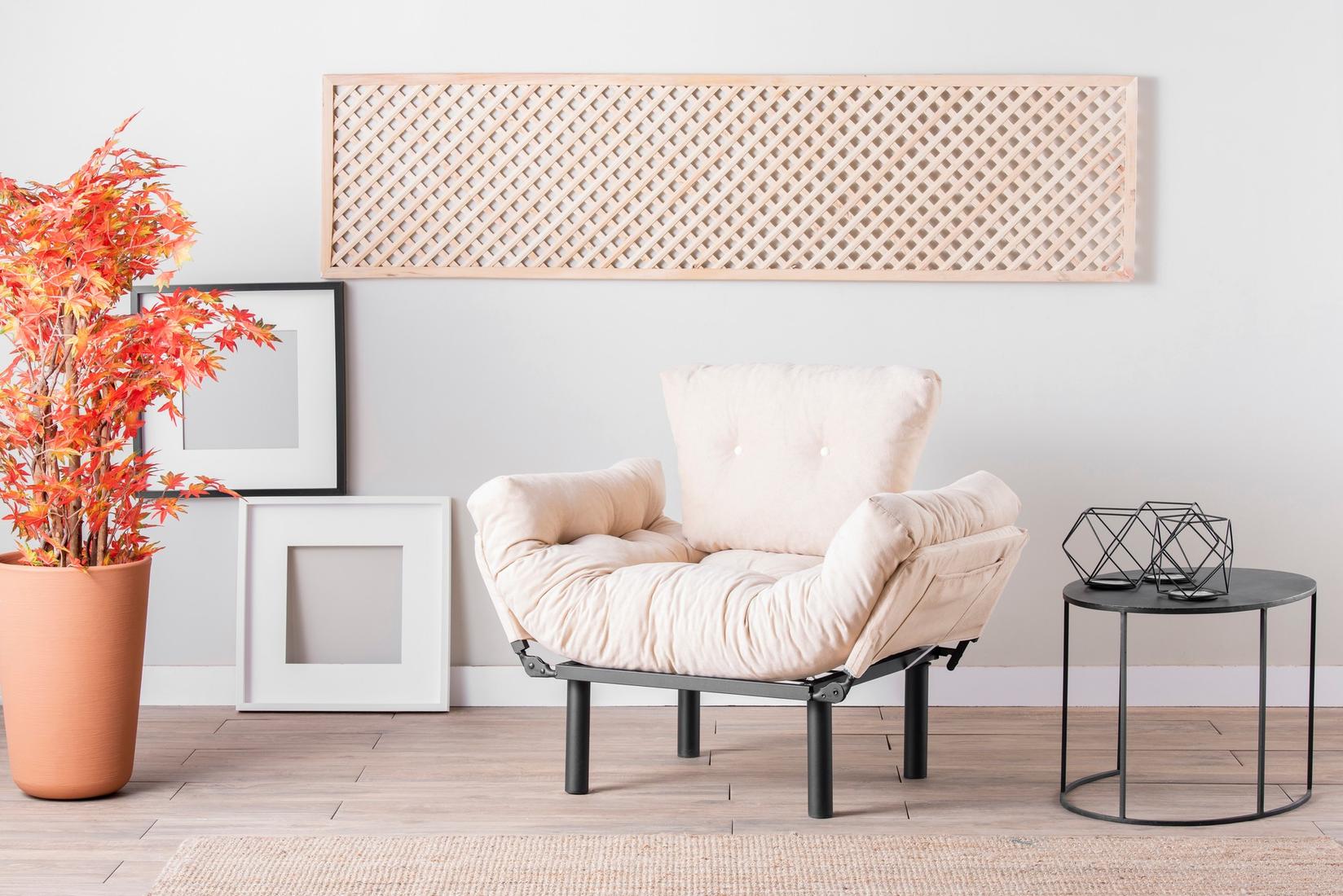 Atelier del Sofa Fotelja Nitta 95x85x70cm Krem