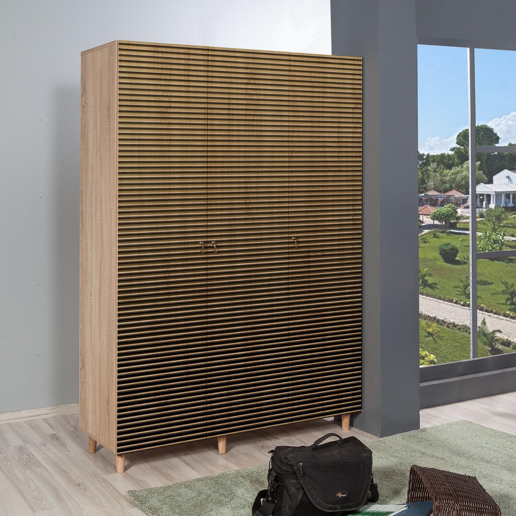 Hanah home Ormar Mode 135x192x52cm Hrast