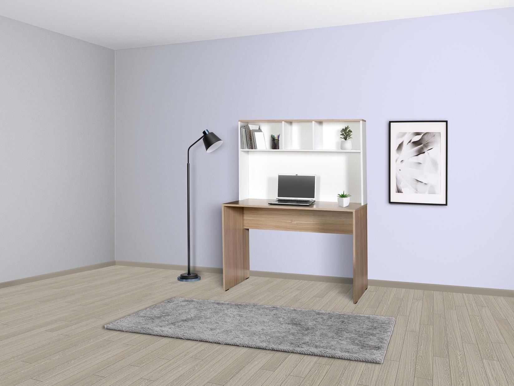 Hanah home Radni sto 110x149x52cm Hrast-Beli