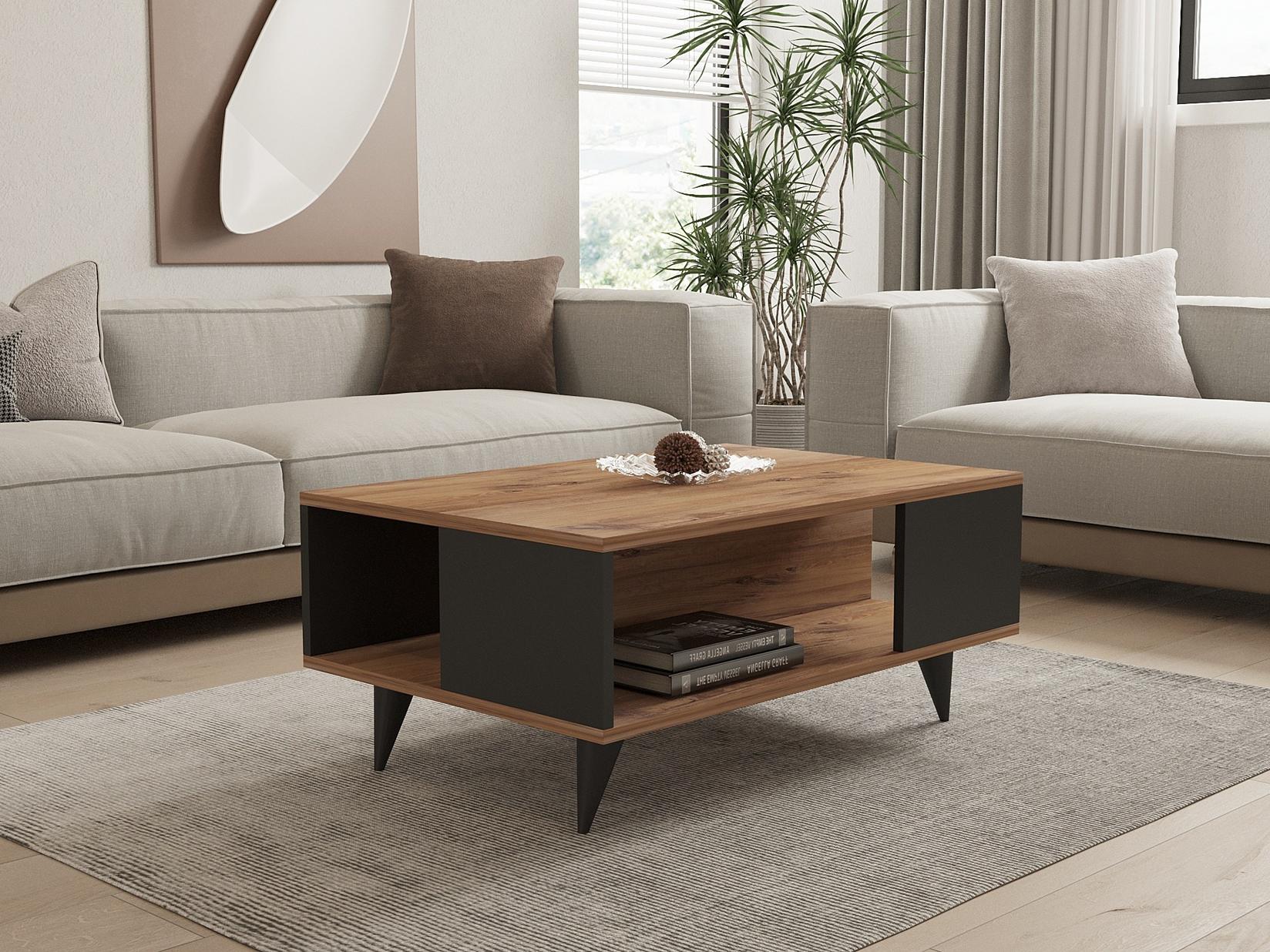 Hanah Home Klub sto Yuka 90x39,5x60​cm Orah