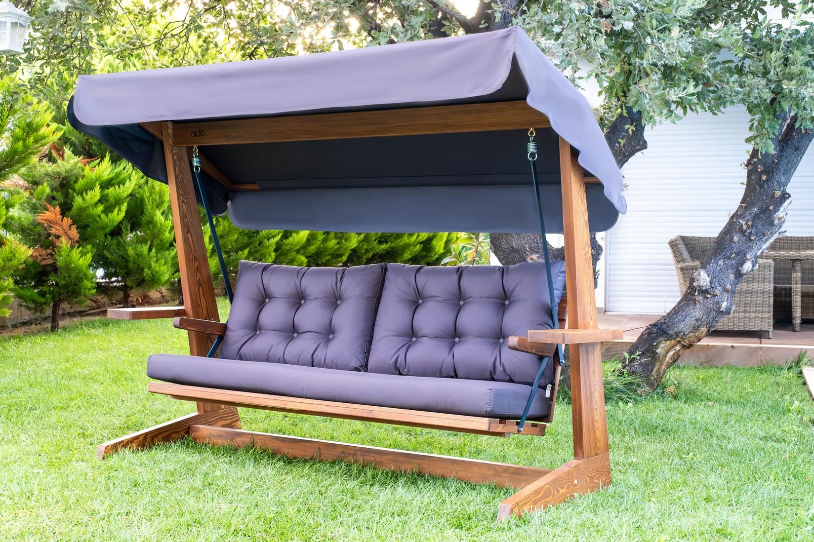 Hanah Home Baštenska ljuljaška Viva 2400 237x175x100cm Antracit