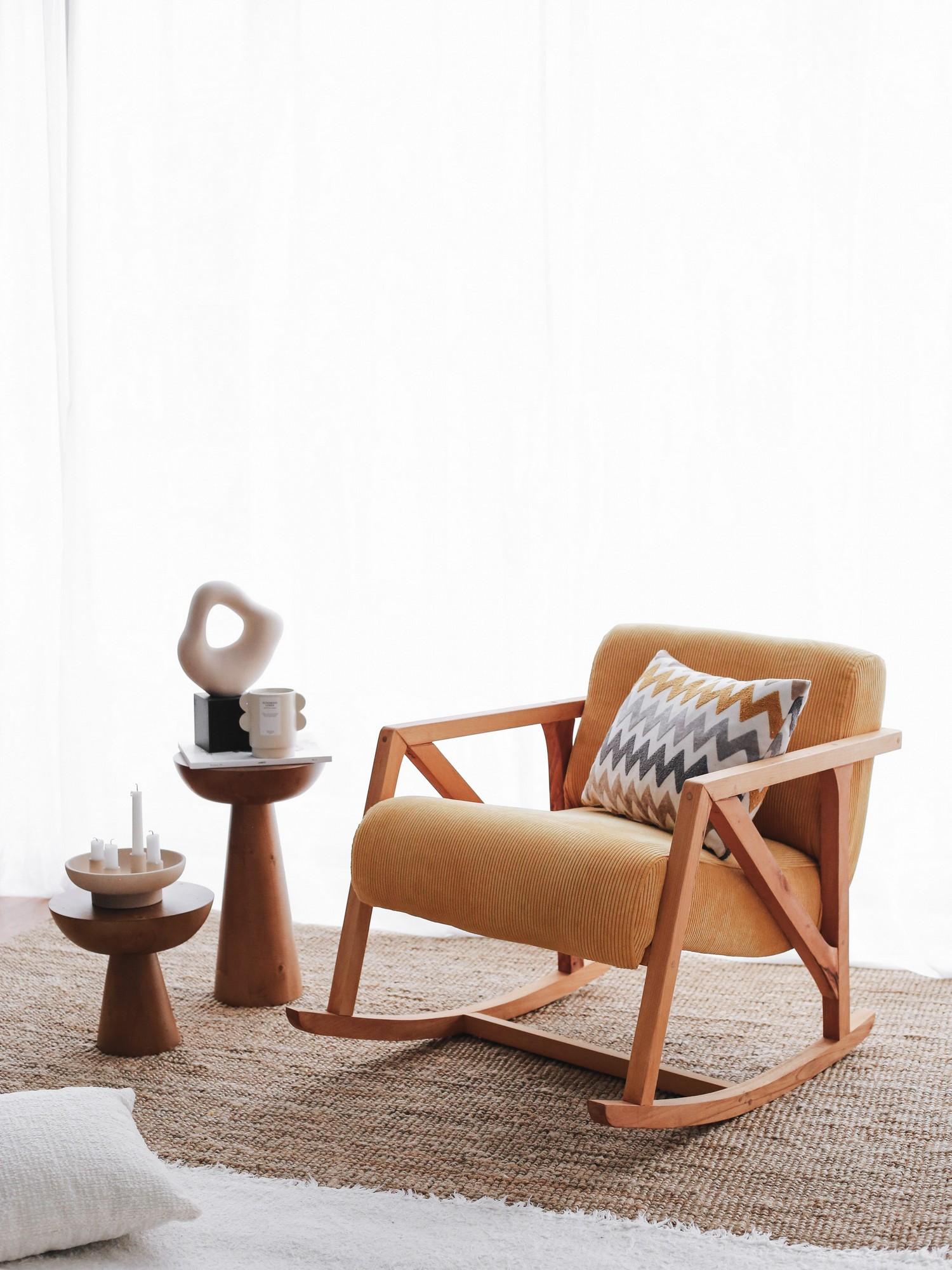 Atelier del Sofa Fotelja Nini Sallanan 85x67x75cm Žuta