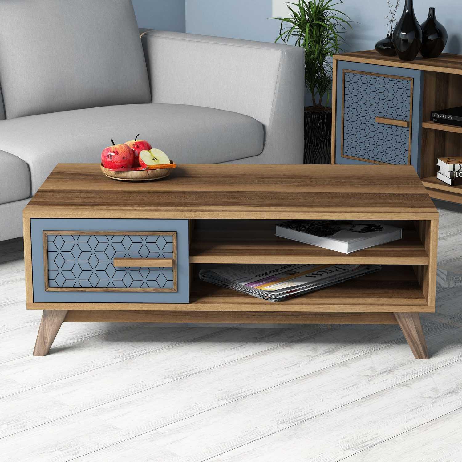 Hanah Home Klub sto Ayla 105x38,2x60cm Orah