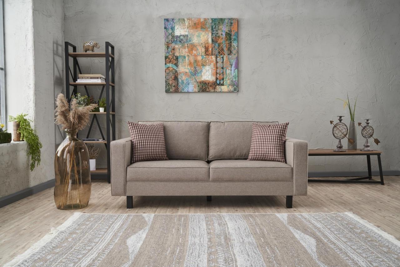 Atelier del Sofa Dvosed Kale Linen 180x83x91cm Krem