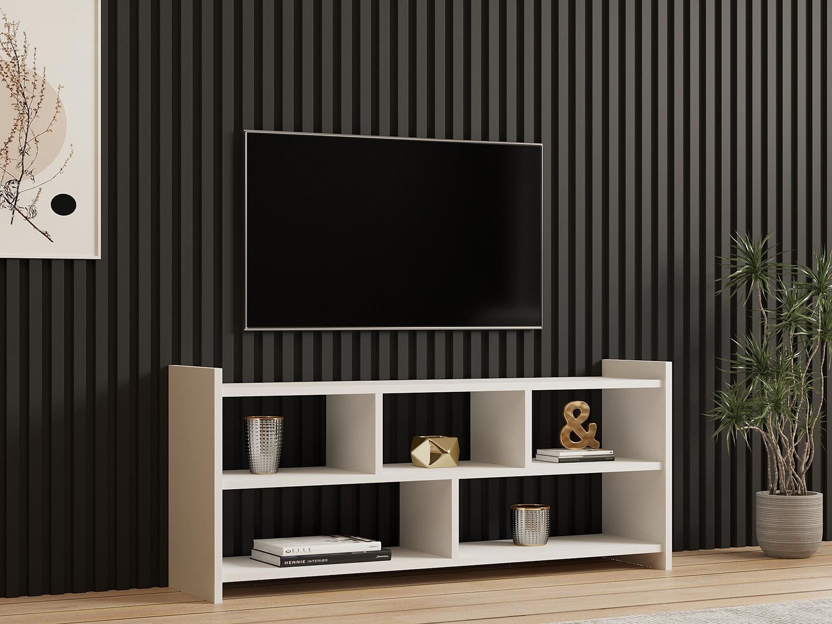 Hanah home TV Komoda Pera Bela