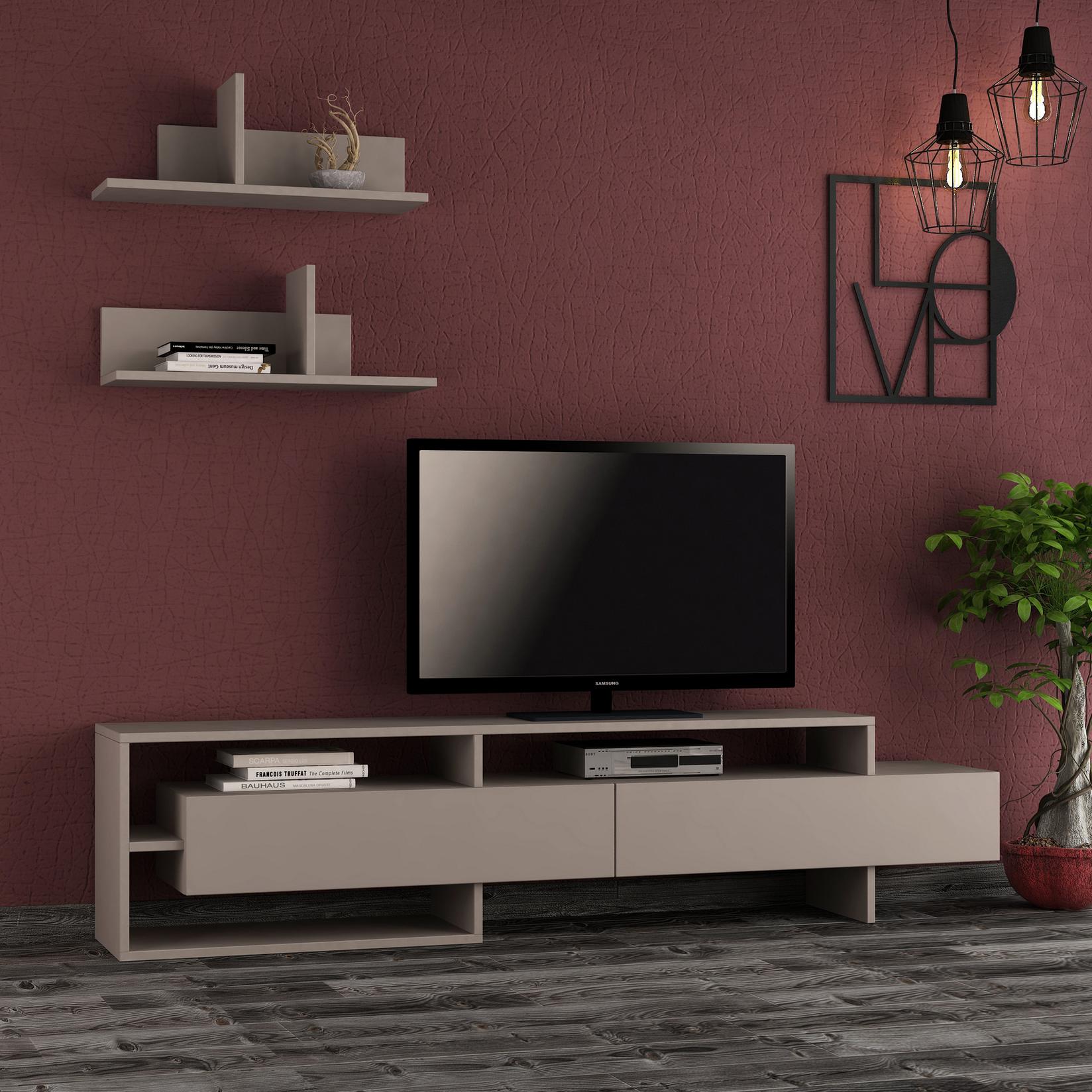 Hanah home TV Komoda Gara Krem