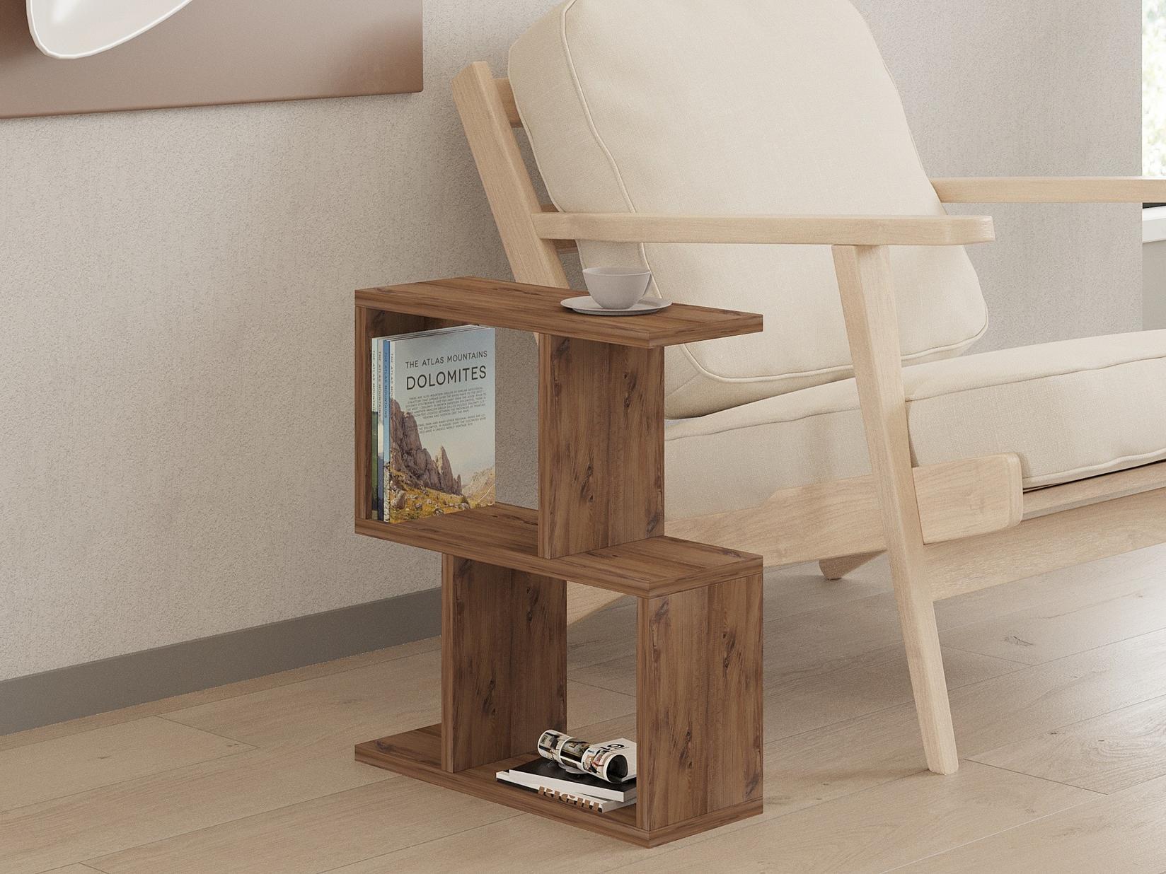 Hanah home Klub sto Zet 45x51,4x17cm Bež