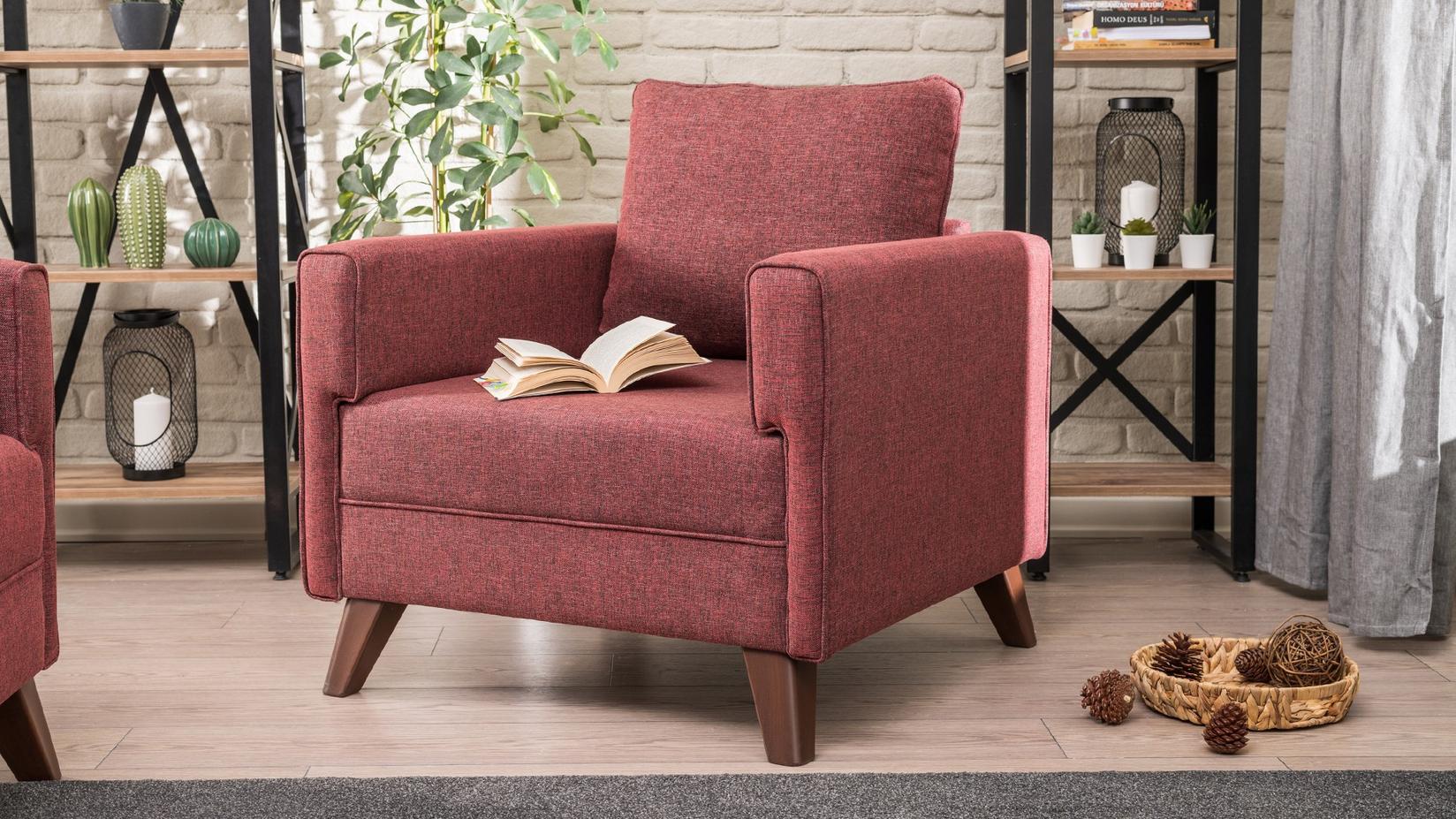 Atelier del Sofa Fotelja Bella 82x85x81cm Bordo