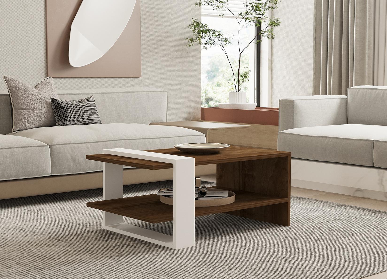 Hanah Home Klub sto Gaye 80x35x50cm Orah