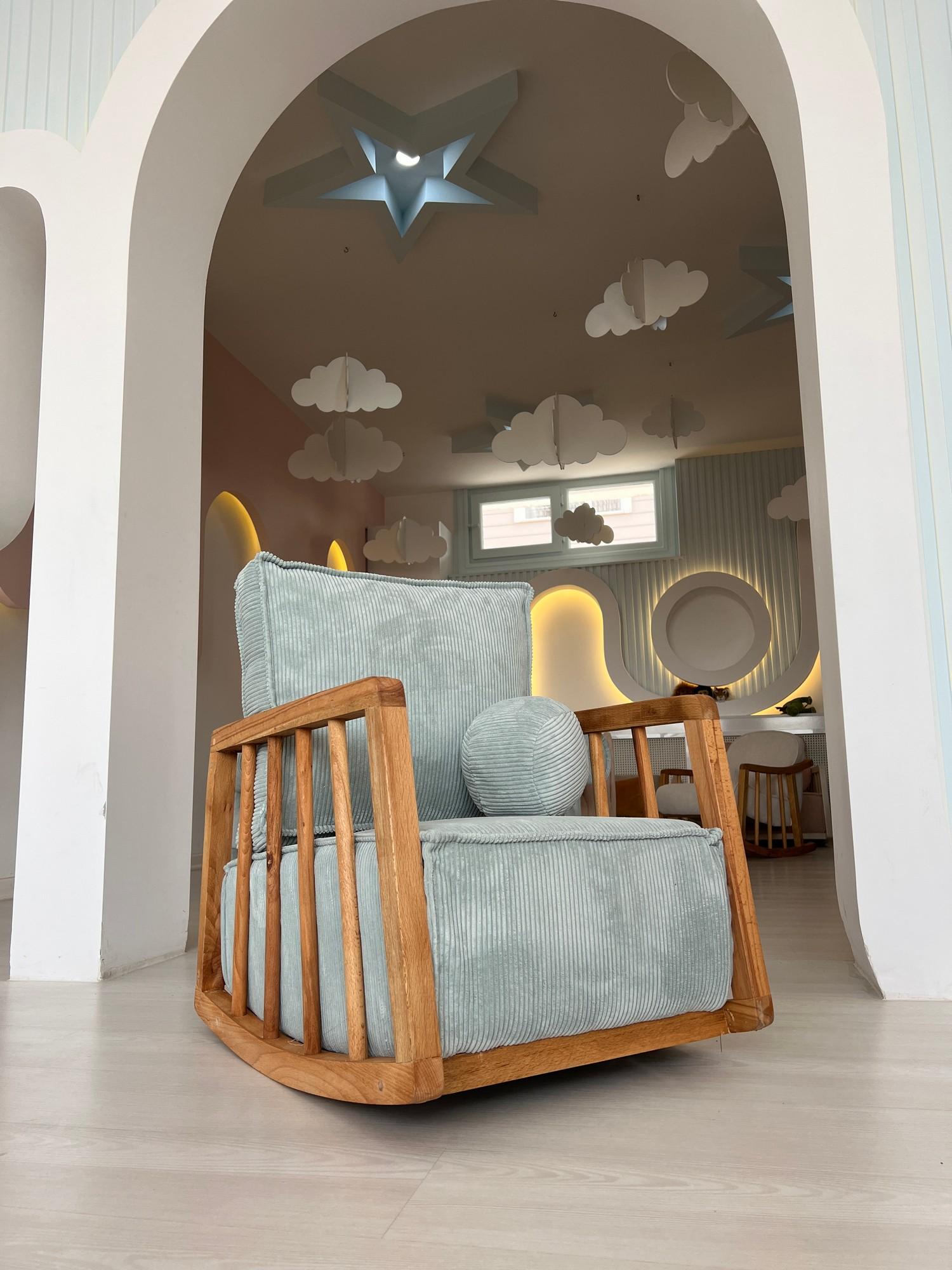 Atelier del Sofa Fotelja Sallanan 72x63x50cm Plava