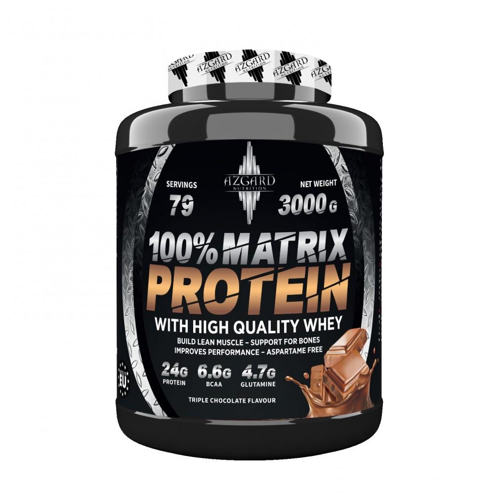 AZGARD NUTRITION Protein Matrix, Trostruka čokolada, 3000g