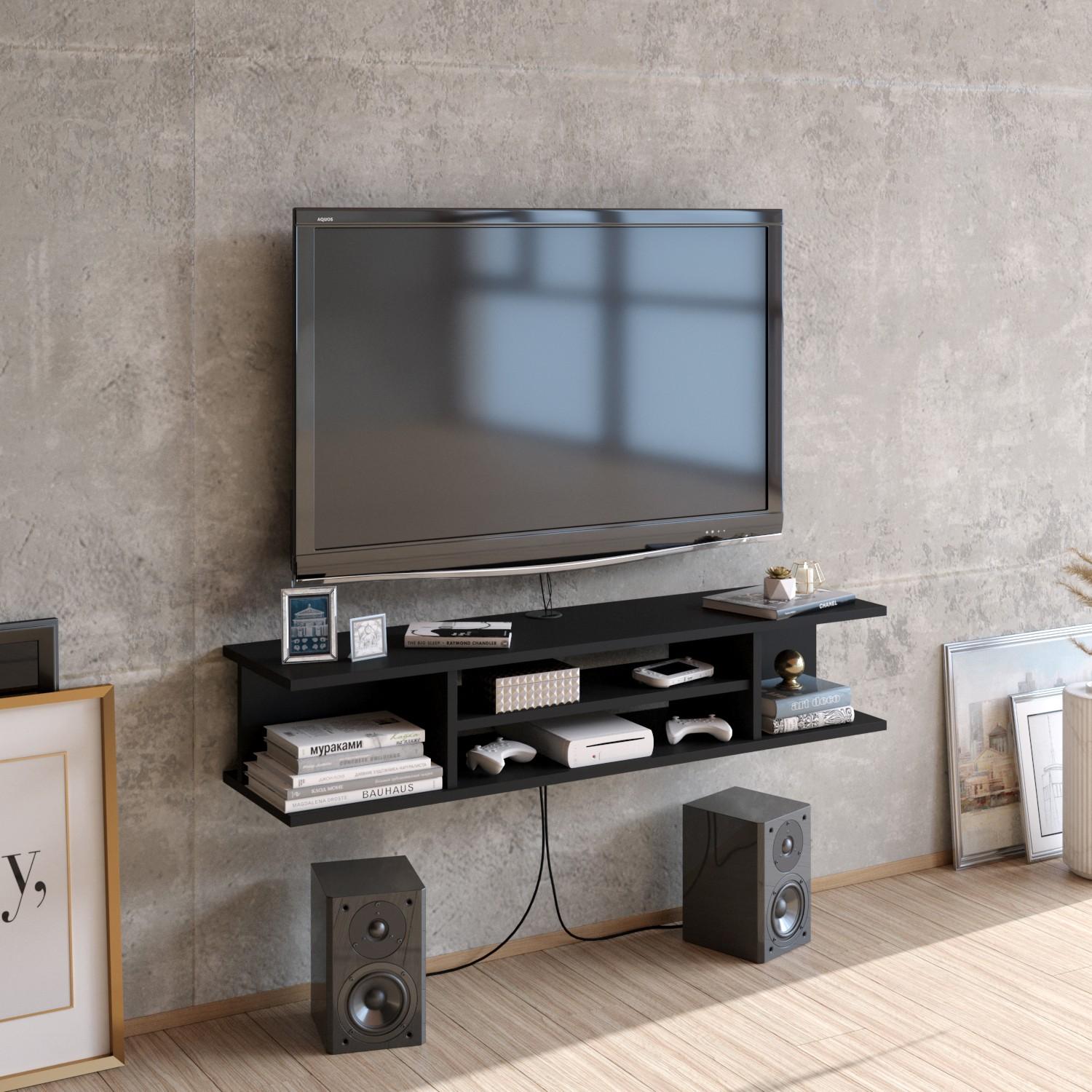 Hanah home TV Komoda Pivot Crna