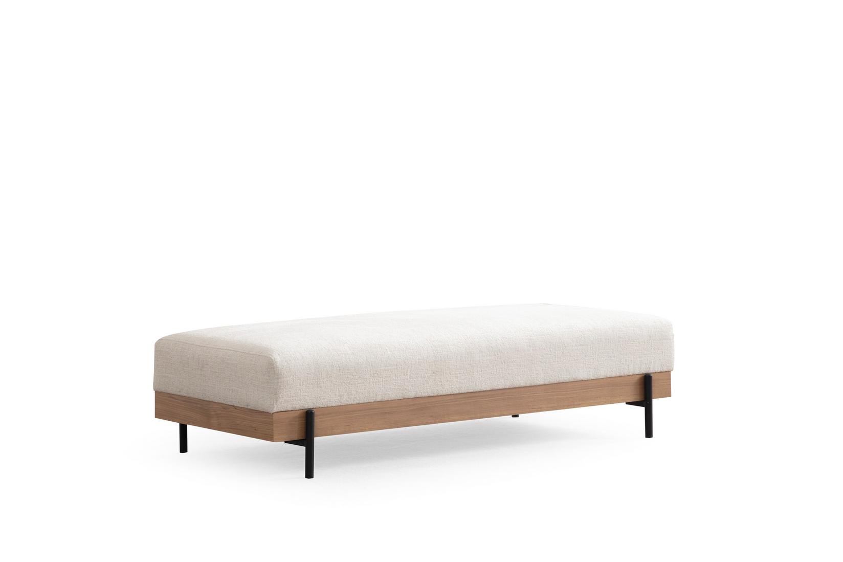 Atelier del Sofa Tabure 158x68x38cm, Belo