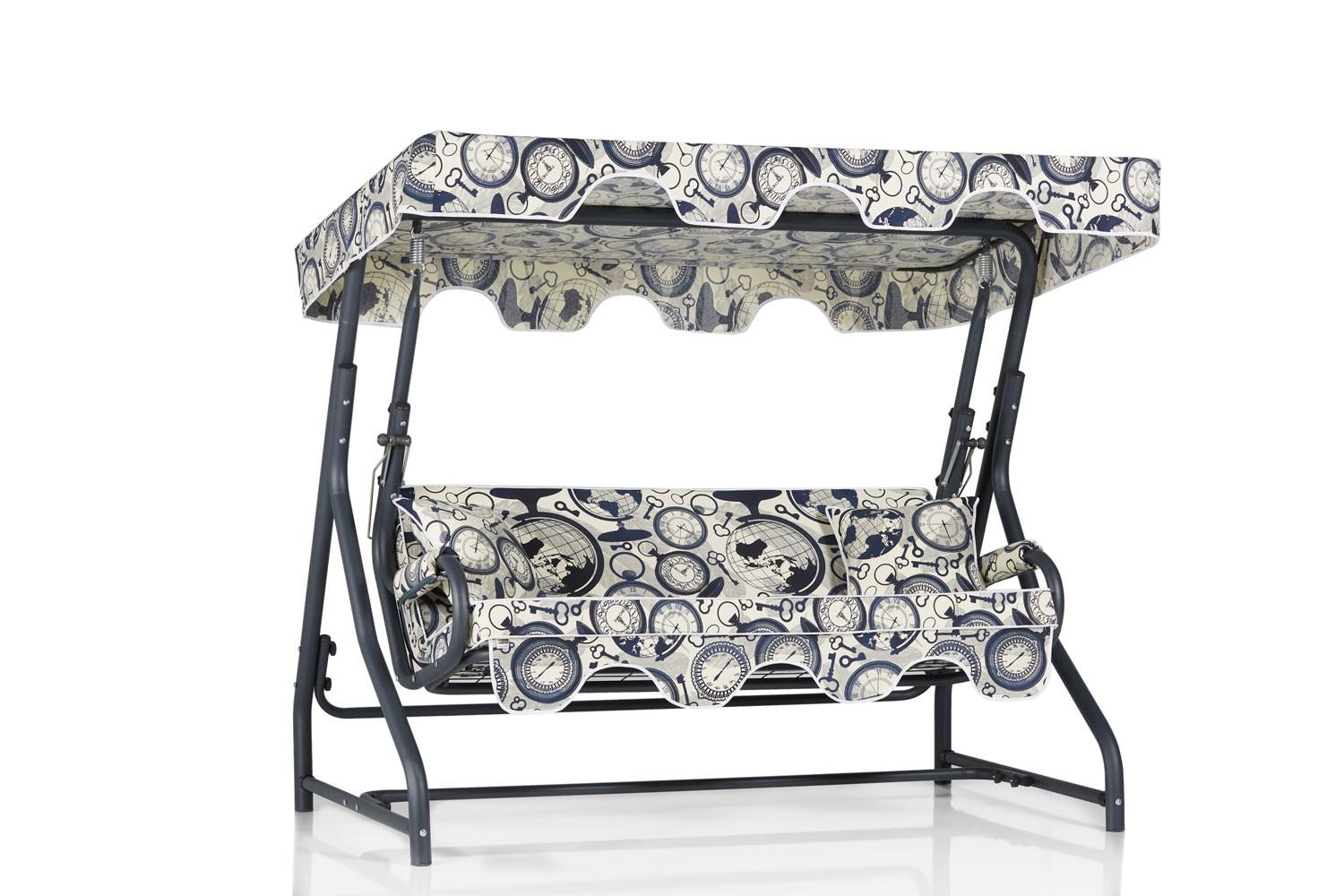 Hanah Home Baštenska ljuljaška Olea 5 160x50x110cm Šarena