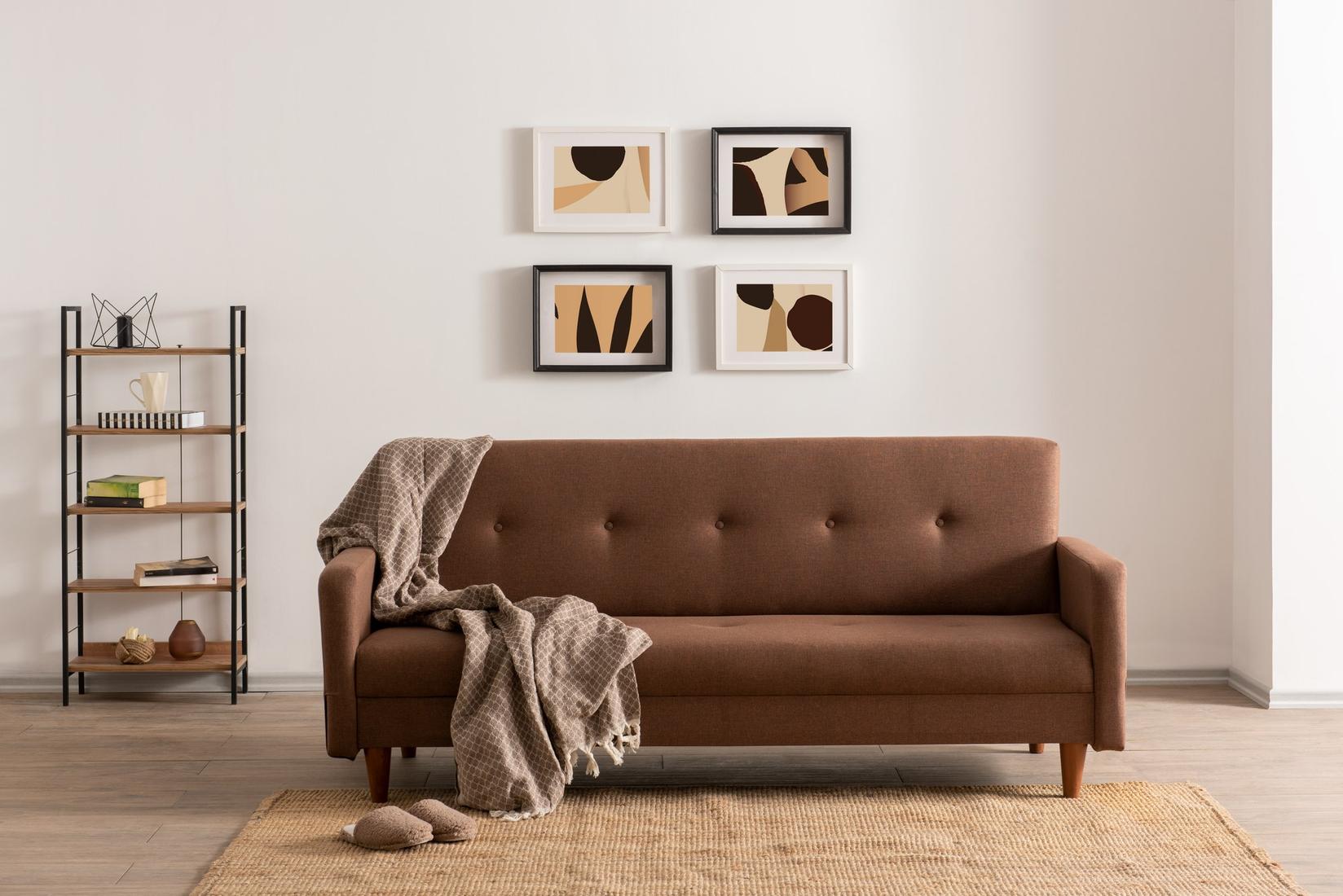 Atelier del Sofa Trosed na razvlačenje Hiko Braon