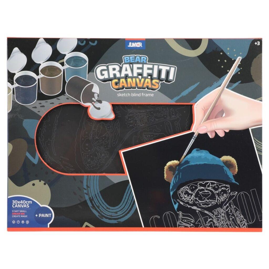 Kreativni set Oboj po projevima Graffitti Meda 30x40