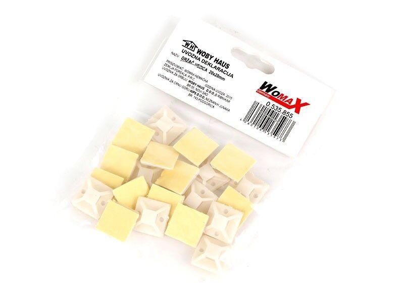 Womax Držač vezica 20x20mm, 20 komada