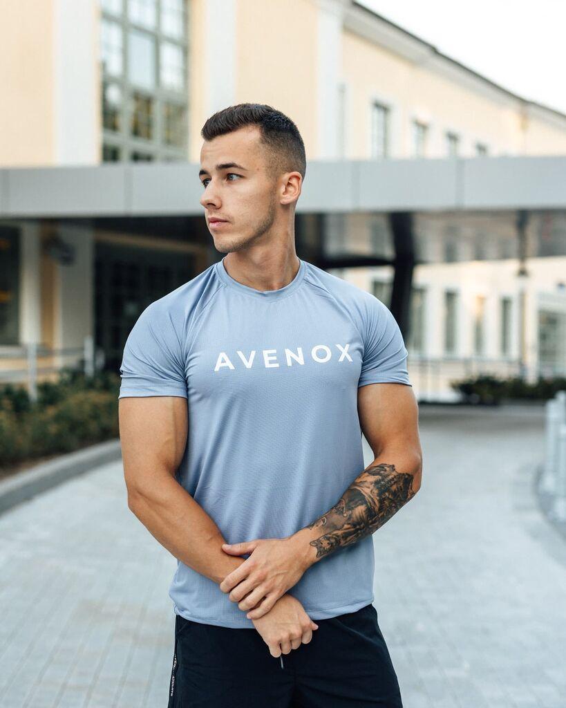 Avenox Muška majica Signature Performance, Svetlosiva