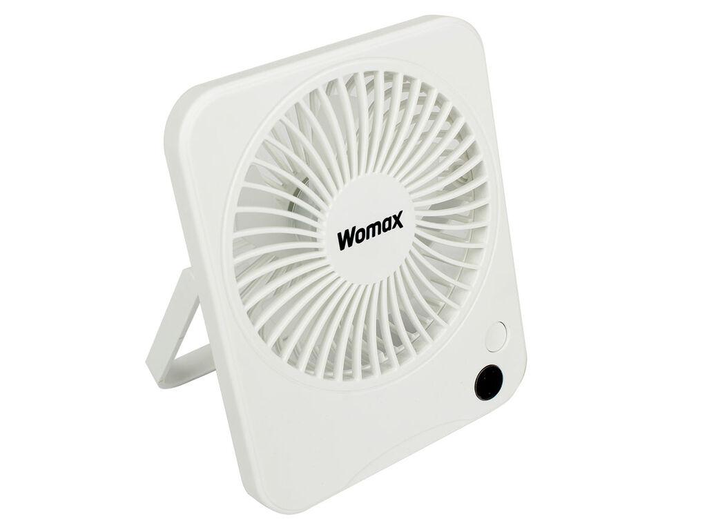 Womax Ventilator W-Bf 5, Baterijski, Beli