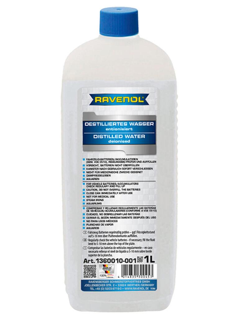 Ravenol Destilovana voda Sestilliertes Wasser, 1 l