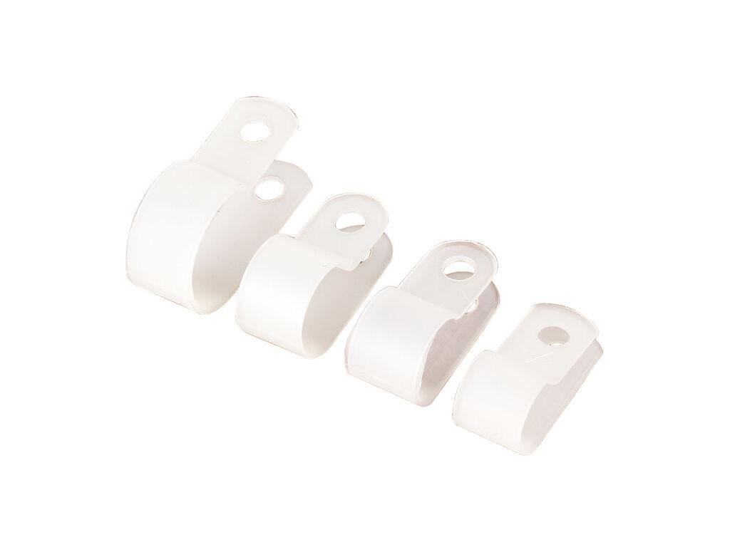 Womax Pričvršćivač kabla 7.9mm, 100 komada, Beli