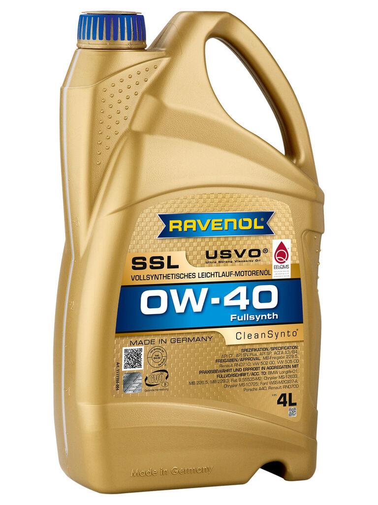Ravenol Motorno ulje Super Synthetik Oel SSL 0W-40, 4 l